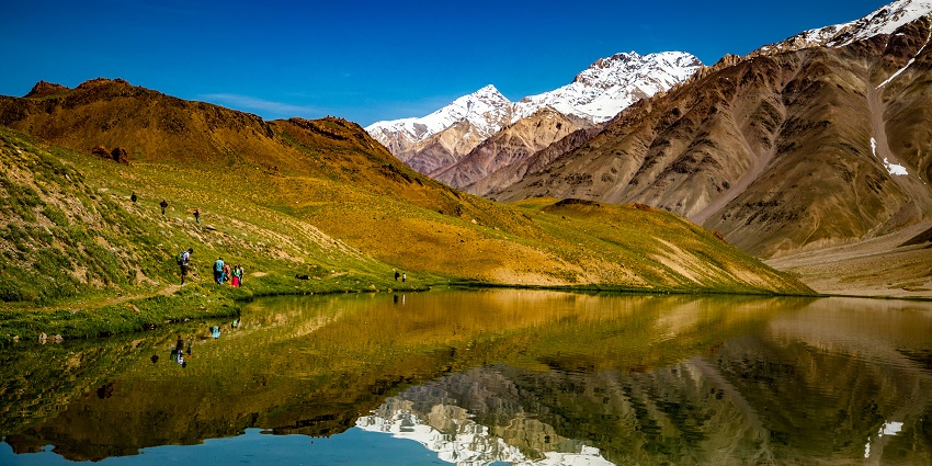 A view of Chandrataal Lake, a quaint place to explore near Bandli Wildlife Sanctuary.