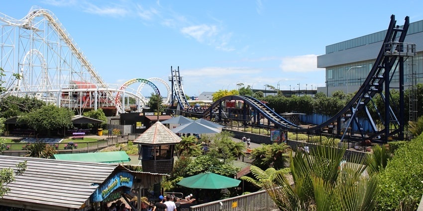 Himalayan Water Park in Kasauli is filled with water rides and a relaxing wave pool