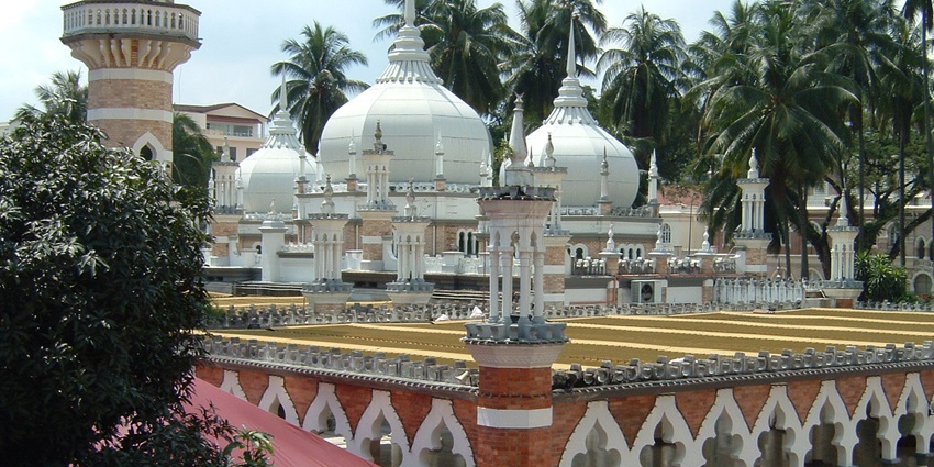 Image of Mosque Jamek - Built in 1909 at the confluence of the Klang and Gombak rivers