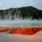 Beautiful image of natural Tatwani hot spring in the kangra district of Himachal