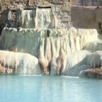 Beautiful image of naturally formed Vashist hot spring near the Vashist Temple