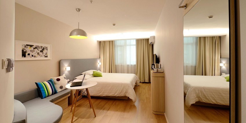 Snapshot of the hotel room in the beautiful city of the Thiruvananthapuram District