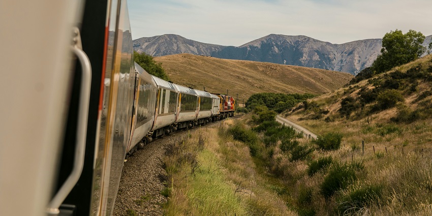 A view of a train, one of the most convenient and feasible ways to reach Himachal Pradesh.
