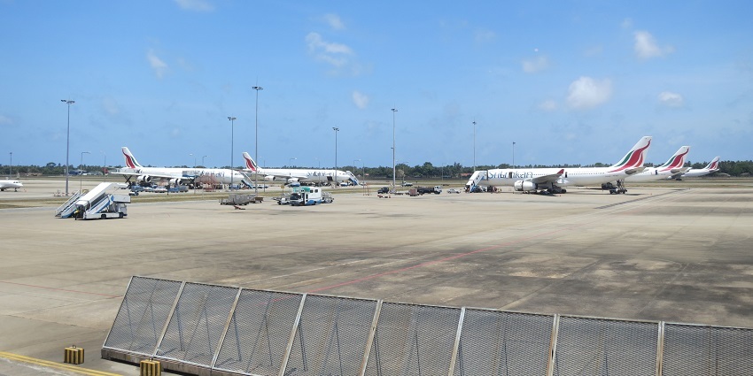 An image of Colombo Bandaranaike International Airport, near Horton Plains National Park.