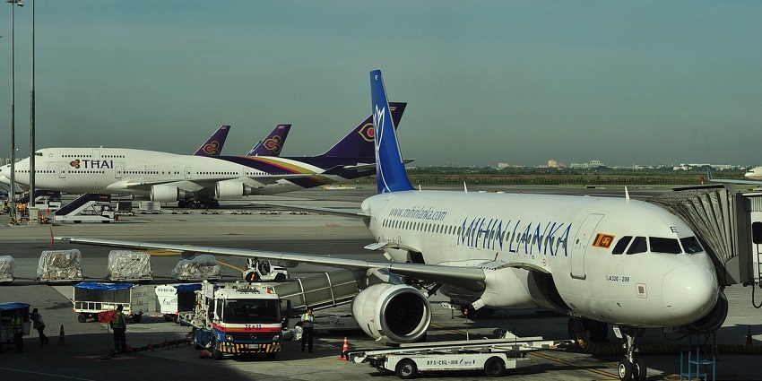 An image of a Sri Lanka airport, a way to reach Koneswaram Temple located in Trincomalee.