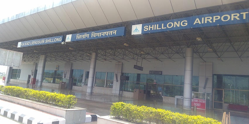 An image of Shillong Airport which is a way to reach Shillong, Meghalaya to enjoy nightlife.