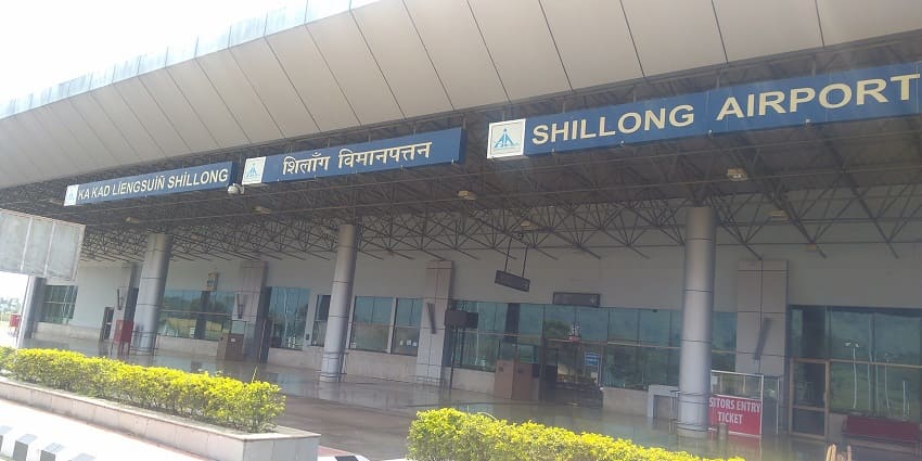 You can either take a flight or train to reach Shillong, Meghalaya and then take a taxi.