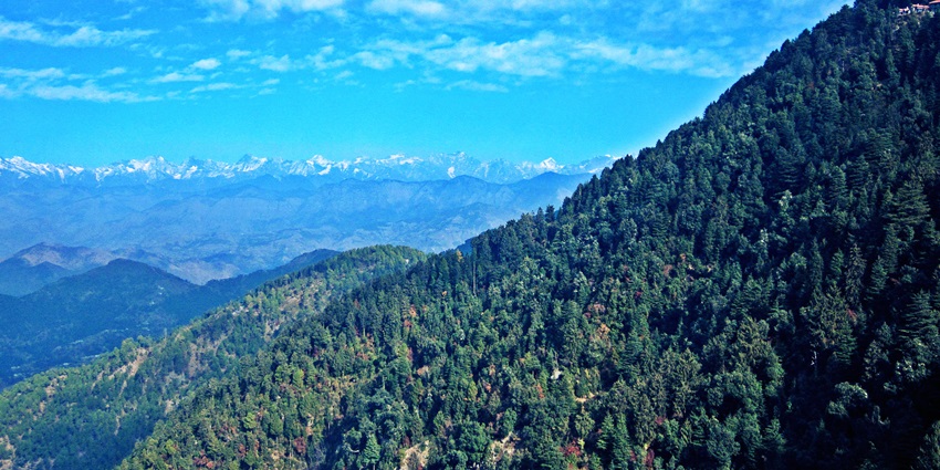 Snapshot of the beautiful pir panjal mountain range from Kalatop Wildlife Sanctuary