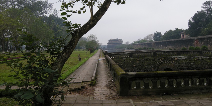 Hue Imperial City celebrates New Year in Vietnam with traditional cultural performances.