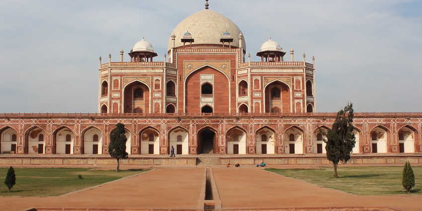 Humayun's Tomb, a UNESCO archaeological site, is a beautiful Mughal architecture.