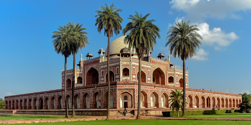Humayun's Tomb is one of the Delhi NCR tourist places in summers with Mughal architecture