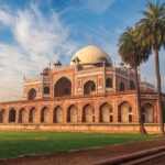 The Snapshot of the Humayun’s Tomb near the Lajpat Nagar Southern Delhi locality