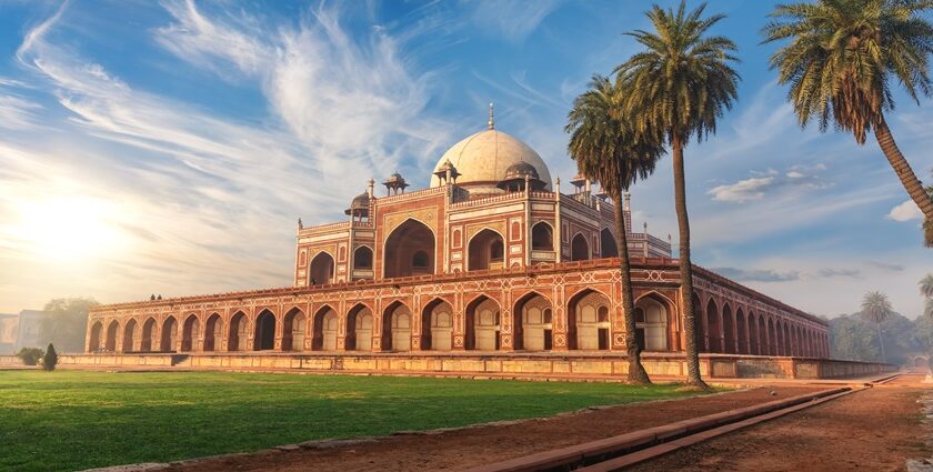 The Snapshot of the Humayun’s Tomb near the Lajpat Nagar Southern Delhi locality