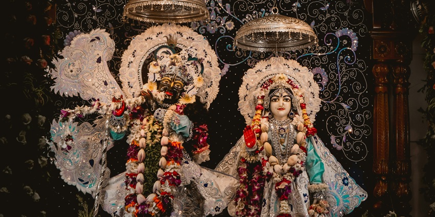 The ISKCON site is a famous spiritual centre dedicated to Lord Krishna and Radha.