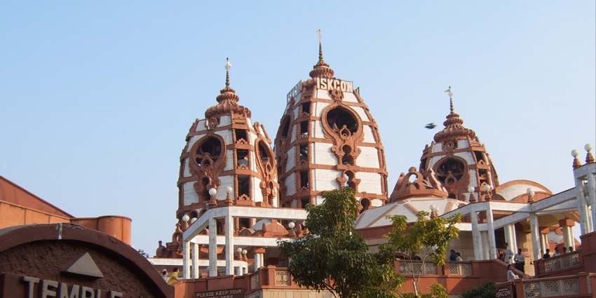 ISKCON Temple is popular for its religious and spiritual significance and attracts pilgrims.