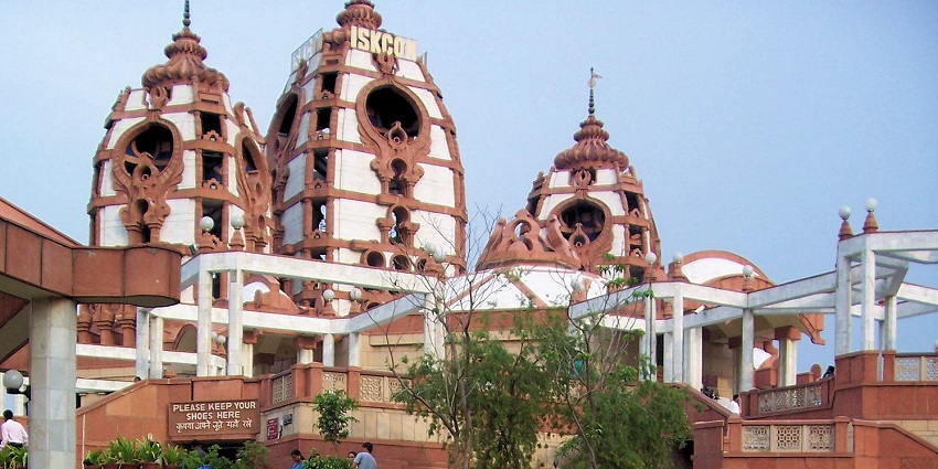 ISKCON Temple, a Hare Krishna Temple, is a spiritual and cultural centre in Delhi.