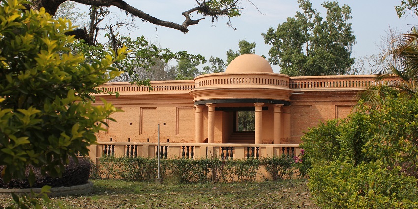 Imphal Fort at Kangla with its historic walls and gateways set amidst green surroundings.