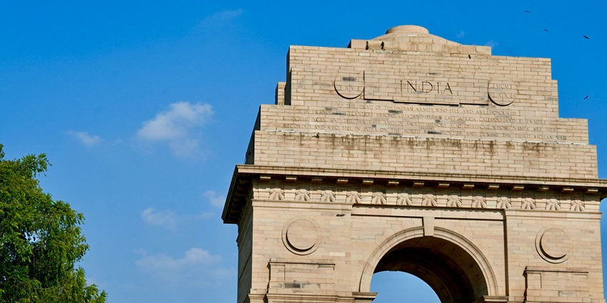 India Gate is one of the most interesting places to visit near Iskcon temple for visitors.