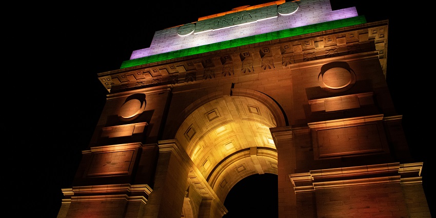 India Gate is one of the most amazing places to visit in Delhi with family at night.