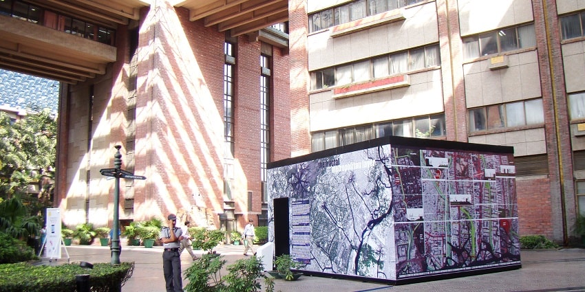 India Habitat Centre, one of the places to visit near Humayun Tomb, hosts art exhibitions and seminars.