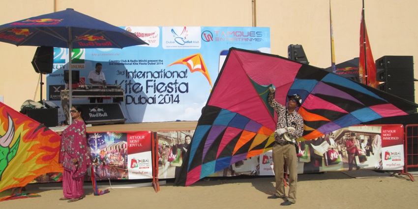 Snapshot of the International Kite Festival Day is one of the iconic Festivals in Dubai