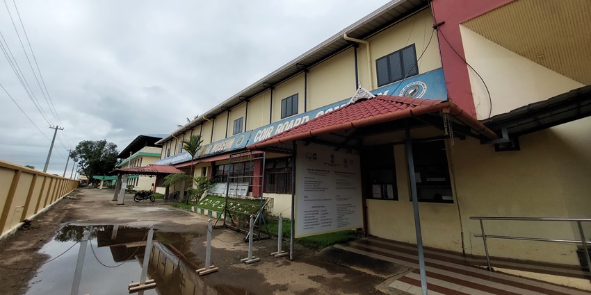 View outside the halls of International coir museum, an ideal place for curious minds
