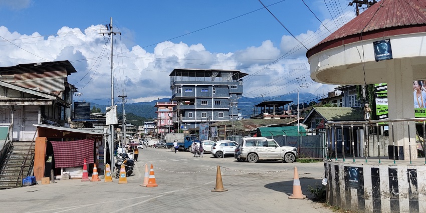 A picture of a street in the capital of Arunachal Pradesh which also enjoys Ziro music festival