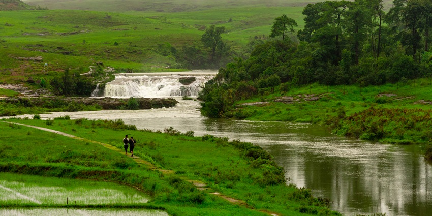 Jaintia Hills, one of the beautiful places in Jowai, offers an experience in the untamed wilderness.