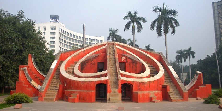 The architectural beauty Jantar Mantar is one of the best places to visit near Rohini, Delhi