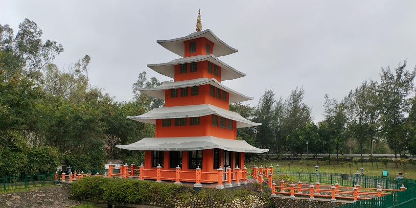 Japanese Garden In Chandigarh, one of the best places to visit near Delhi in January.