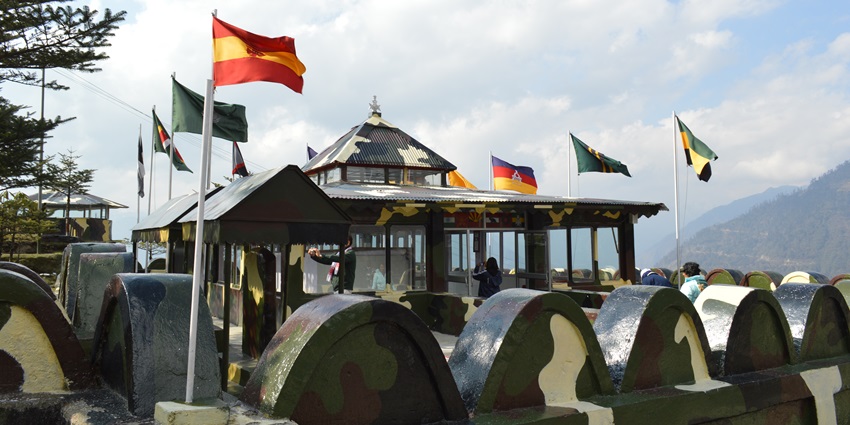 Pay your tribute to Jaswant Garh War Memorial, Jaswantgarh, Arunachal Pradesh.