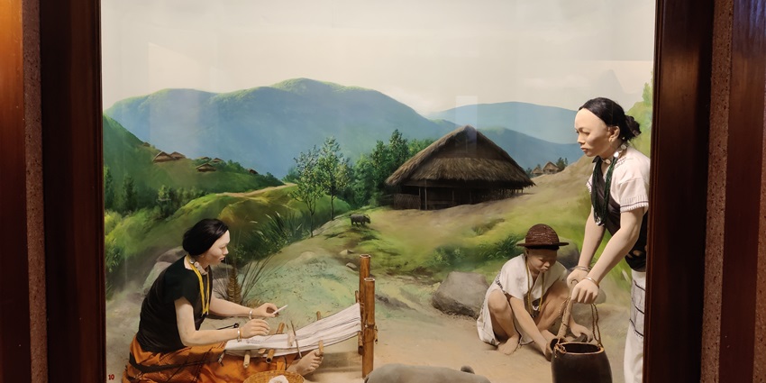 Snapshot of some of the collections the Jawaharlal Nehru Museum in Itanagar, Arunachal