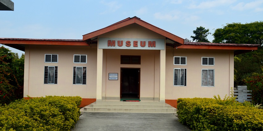 A picture of the premises of a museum in Arunachal Pradesh, a northeastern state in India.