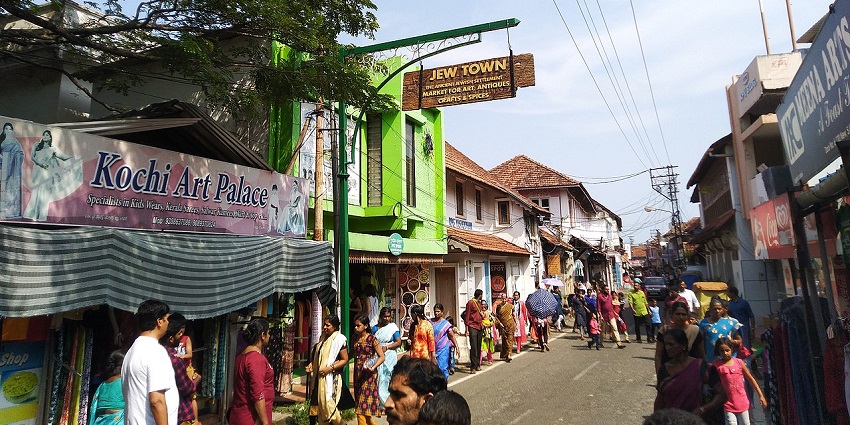 On next vacation, don’t forget to visit the bustling streets of Jew Town in Mattancherry.