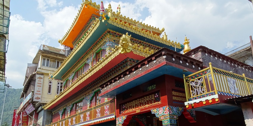 The Kalachakra Temple is a Tibetan holy shrine located in Dharamshala, Himachal Pradesh.
