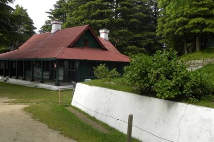 Snapshot of the entrance of the Kalatop Wildlife Sanctuary amidst the hills of Himalaya