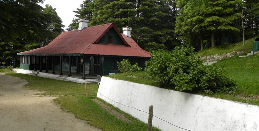 Snapshot of the entrance of the Kalatop Wildlife Sanctuary amidst the hills of Himalaya