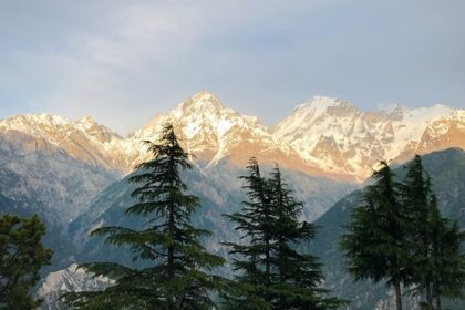 An enchanting view of the Himalayas as seen from Kalpa, that will leave you speechless.