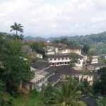 Panoramic view of the beautiful Kandy city-it is the iconic places to visit in Kandy