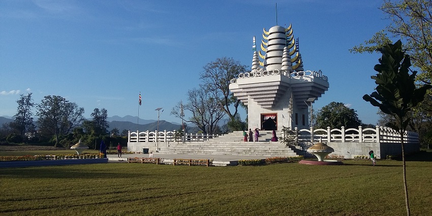 Explore the stunning architecture of Kangla Fort on your visit to the INA Museum, India.