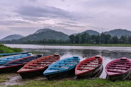 Scenic evening snapshot of the Baithalangso in the Karbi Anglong in Assam