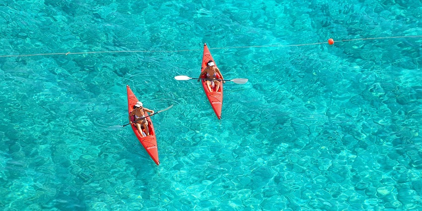 Kayaking is one of the adventurous water activities any tourist can indulge in.