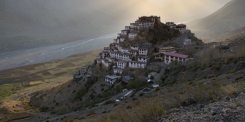 Key Monastery is one of the famous monasteries in Himachal Pradesh with spiritual significance.