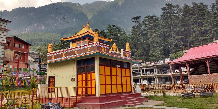 Keylong Monastery is a 900-year-old structure perched on a hill slope, looking out into the Bhaga River.