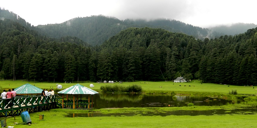 Khajjiar is filled with greenery and stunning meadows that makes it a top tourist destination