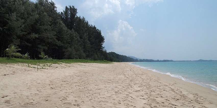 Khao Lak Beach is one of the best places near the Khao Sok National Park, Thailand.