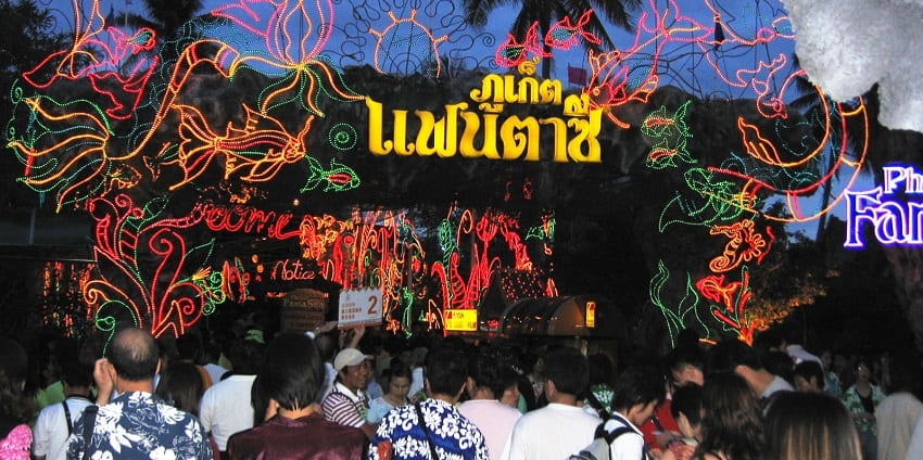 Enjoy the nightlife at Khao San Road, a famous spot for fun in Bangkok, Thailand.