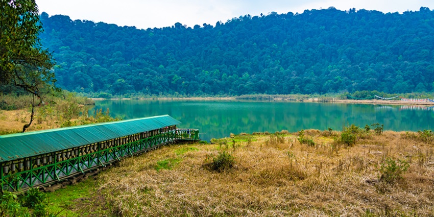 Khecheopalri Lake is one of the most stunning places to visit around Tashiding Monastery.