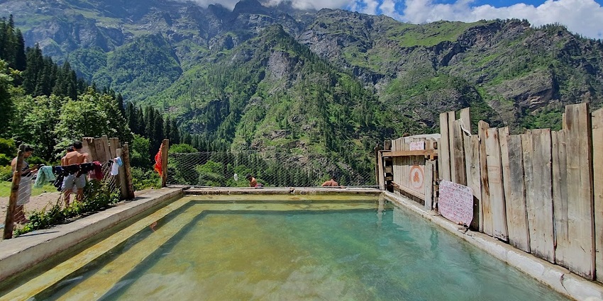 Kheerganga is a popular spot among places to visit in Tosh with stunning views of the Himalayan peaks.