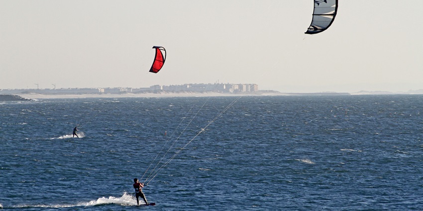 Enjoy the exciting Kitesurfing which is one of the watersports in Phuket, Thailand.